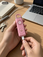 Personal Safety Alarm Keychain with SOS LED Light