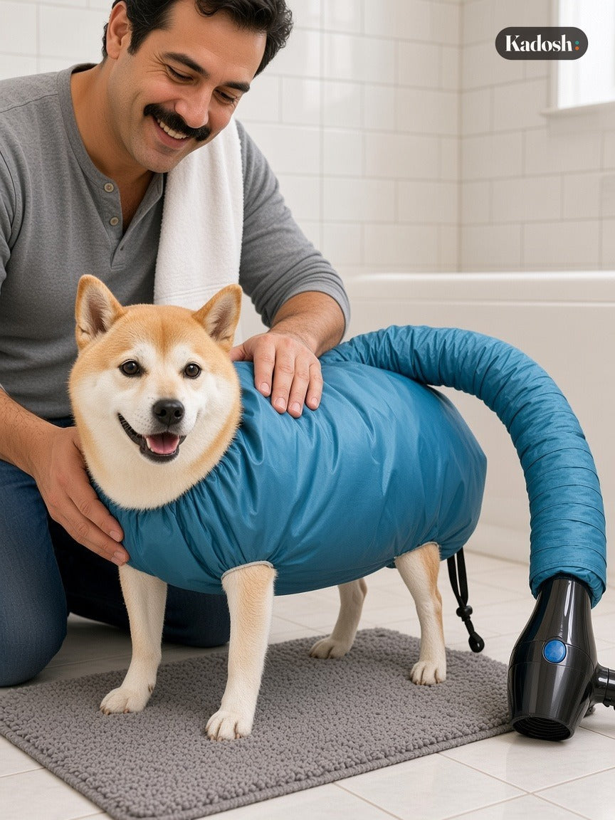 Pet Bath Drying Bag for Cats and Dogs, Oxford Cloth