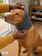 Pet Ear Muff Hoodie, Noise Cover Head Wrap for Dogs and Cats