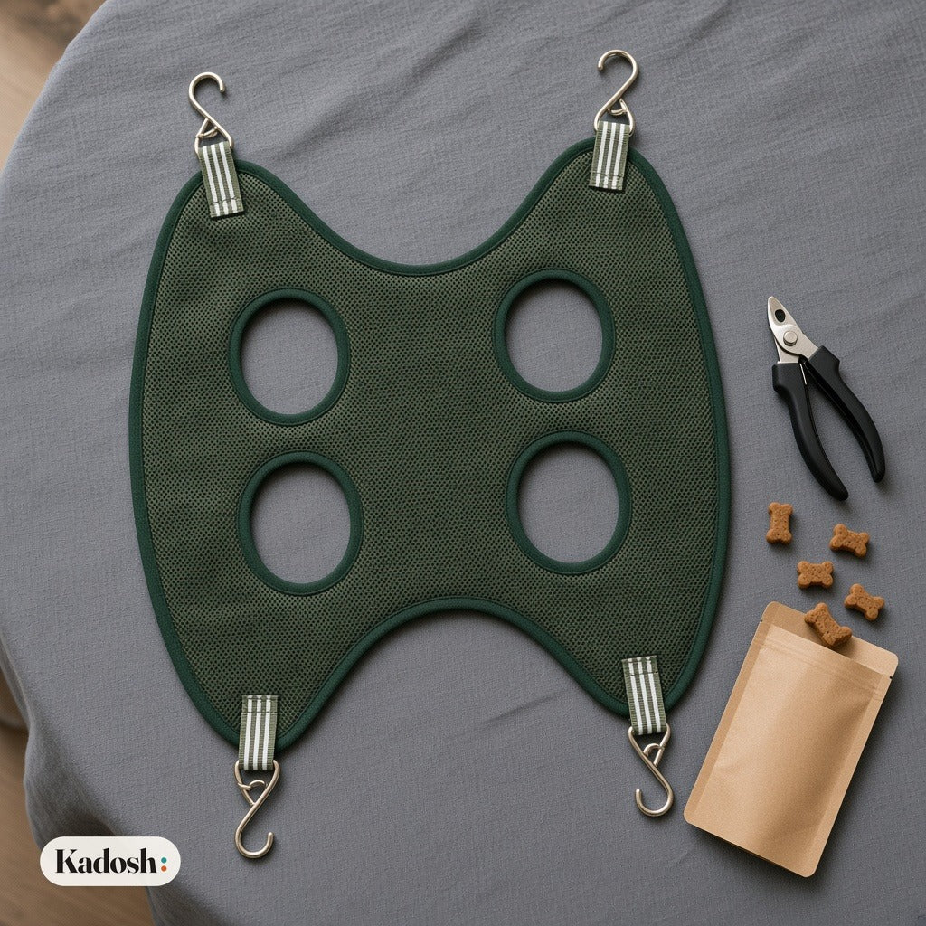Pet Grooming Hammock for Cats and Dogs, Nail Trim Sling