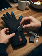 Rechargeable Heated Gloves for Men and Women, Outdoor Winter