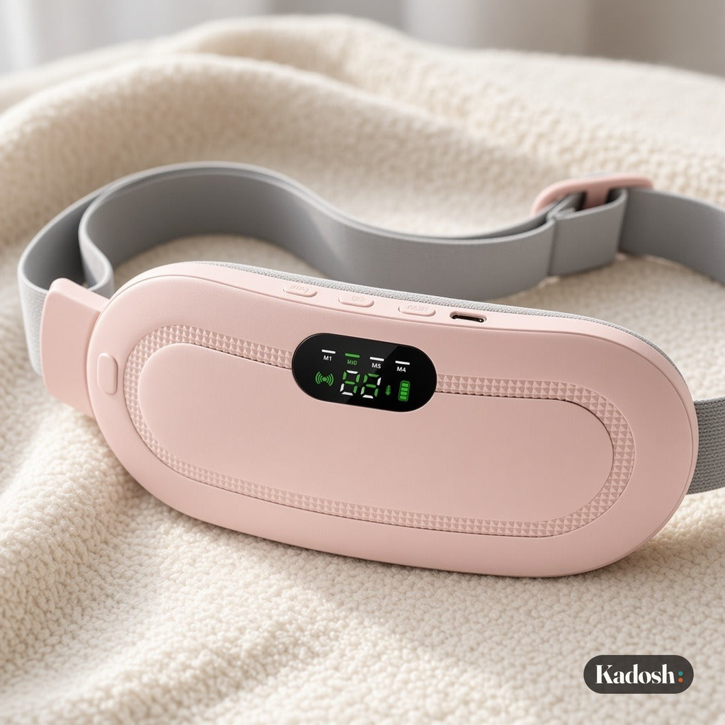 Rechargeable Heated Period Belt with Vibration Massage