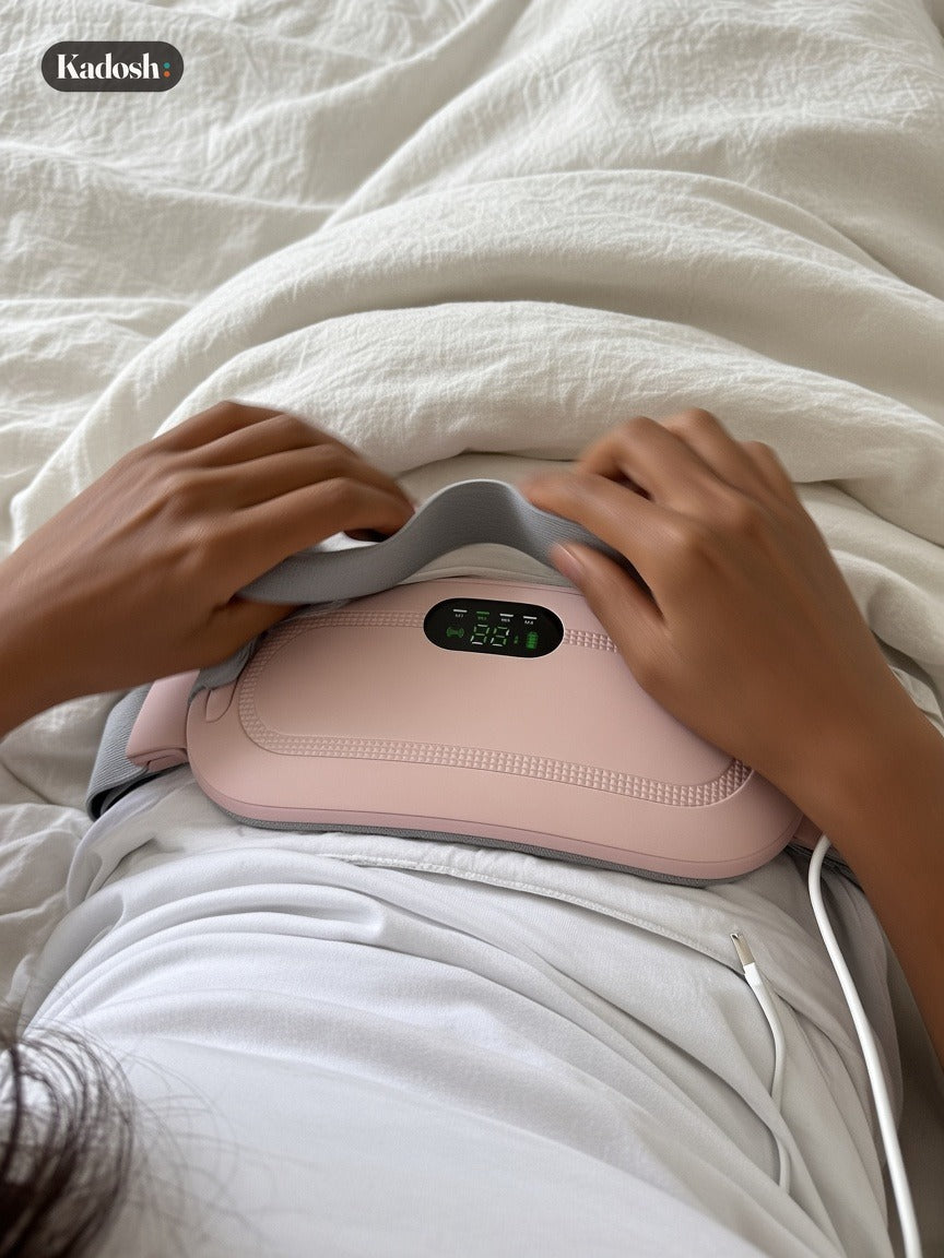 Rechargeable Heated Period Belt with Vibration Massage