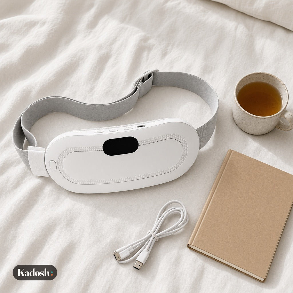 Rechargeable Heated Period Belt with Vibration Massage