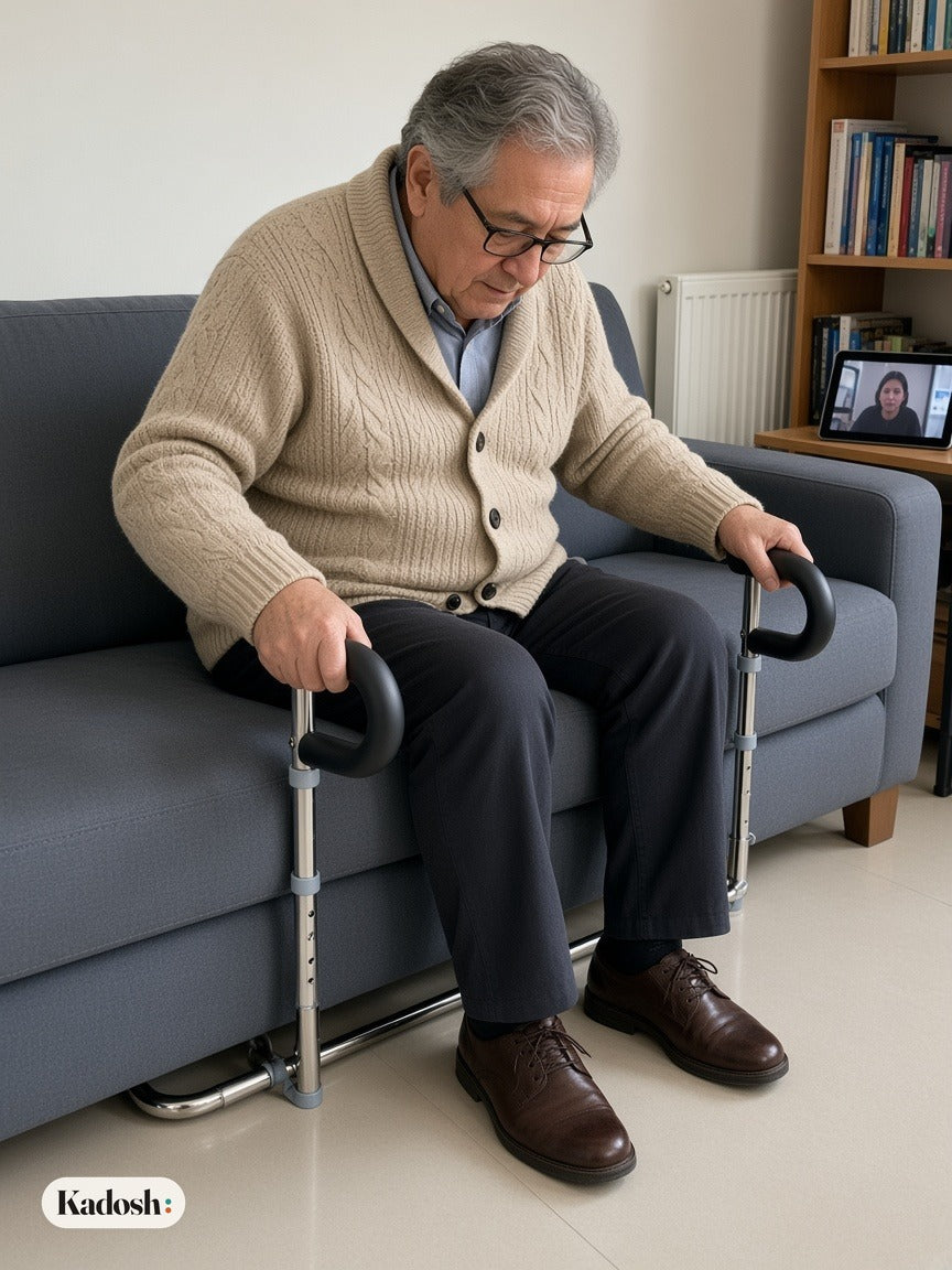 Sofa Stand-Up Assist Handle for Elderly, Couch Support Bar