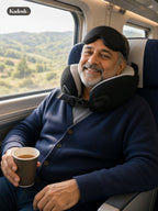 Travel Sleep Set: Memory Foam Neck Pillow and Eye Mask