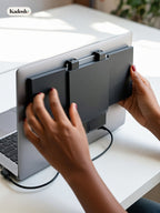 UPERFECT 14 Inch Triple Portable Monitor, Laptop Screen Extender
