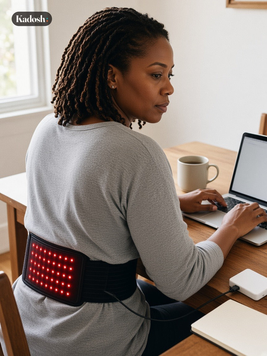 USB Red Light Heating Belt, Infrared Warm Wrap for Body