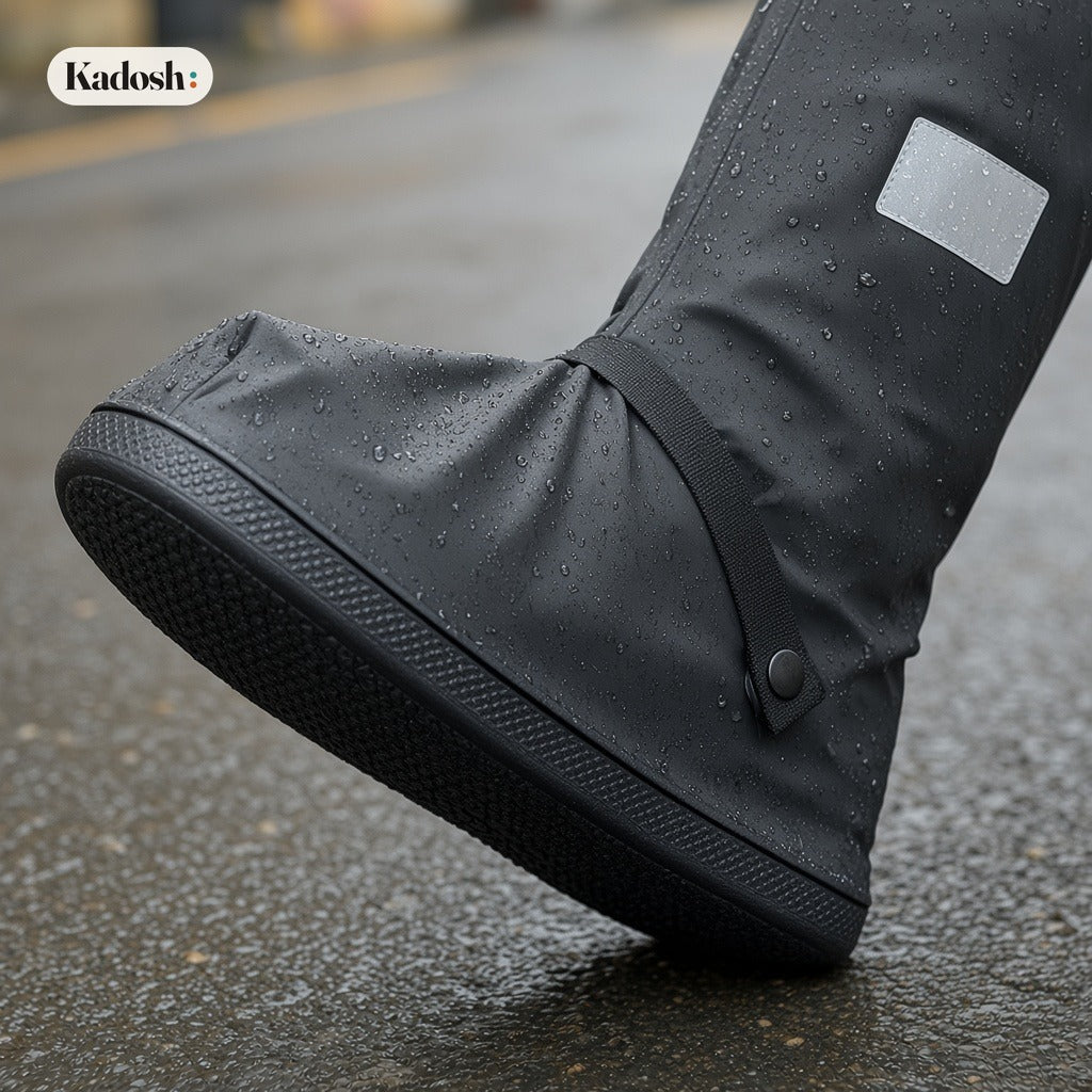 Waterproof Rain Shoe Covers with Reflectors for Cycling