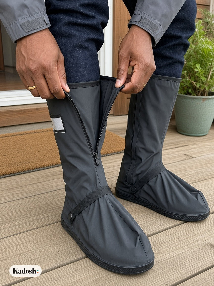 Waterproof Rain Shoe Covers with Reflectors for Cycling