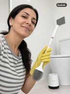 Wireless Electric Toilet Brush, Rechargeable Spinning Scrubber