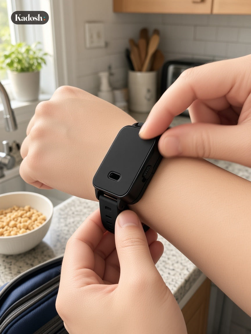 Wrist Personal Safety Alarm with LED, Loud SOS Siren