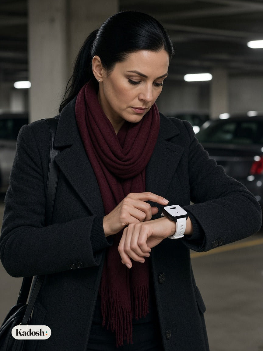 Wrist Personal Safety Alarm with LED, Loud SOS Siren