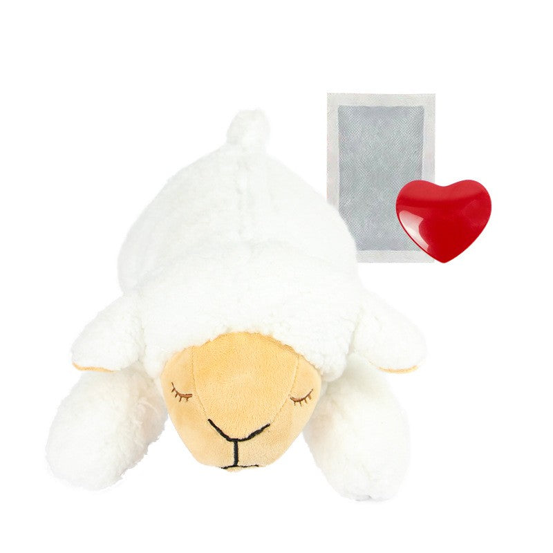 Heartbeat Plush Dog Toy, Sleep Buddy with Heartbeat