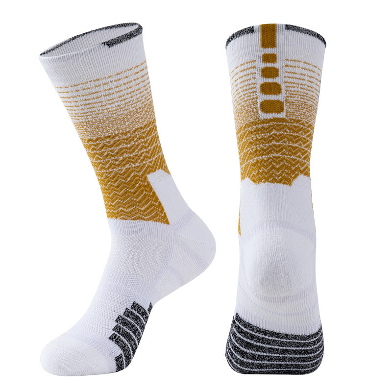 Thick Cushioned Crew Socks, High Top Terry Sole Sports Socks