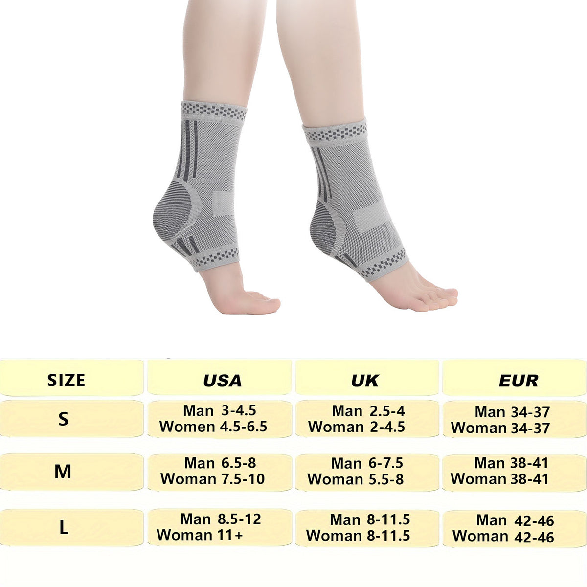 Graphene Ankle Brace Compression Sleeve for Women & Men