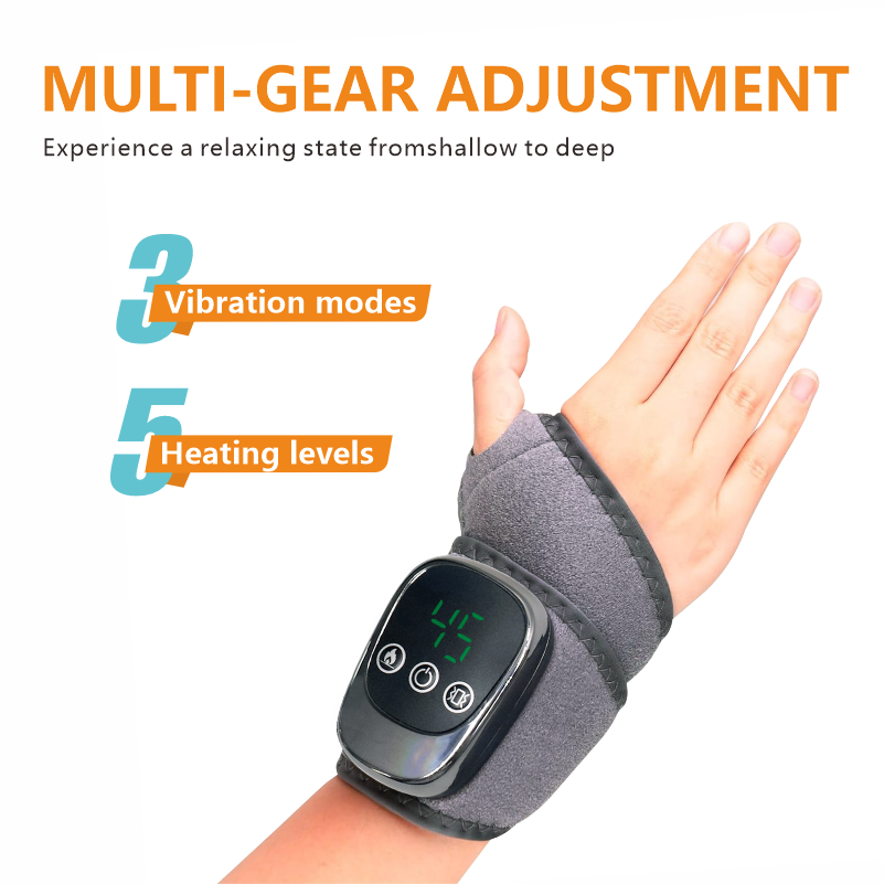 Cordless Heated Wrist Wrap with Vibration, Rechargeable