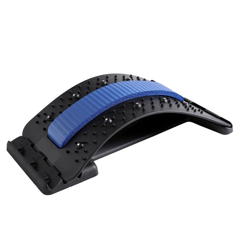 Adjustable Back Stretcher, Lumbar Back Cracker & Massager