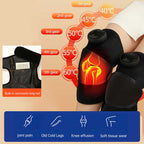 Heated Knee Massager with Vibration, 3-in-1 Knee Elbow Shoulder