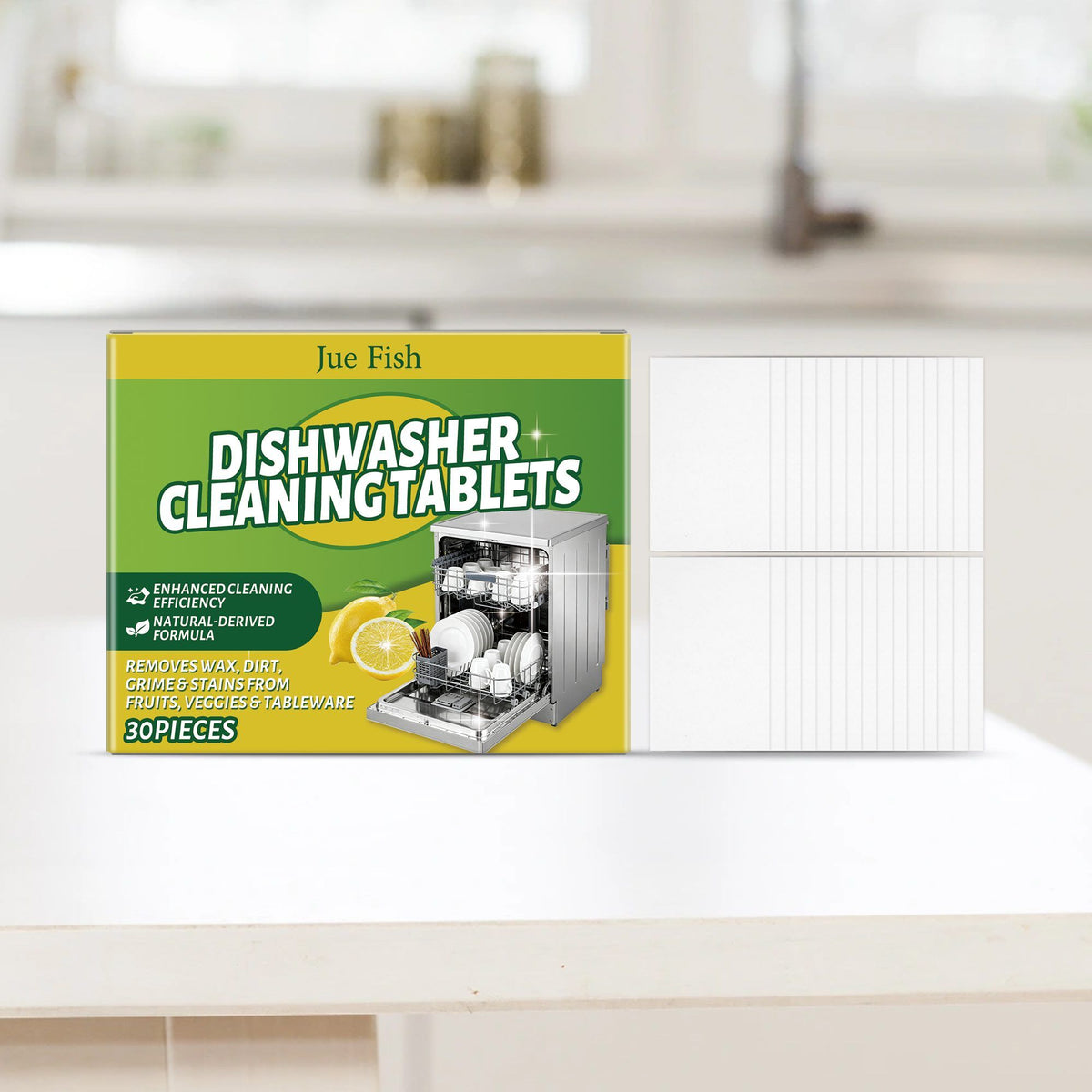 Dishwasher Cleaning Tablets, 30 Pieces
