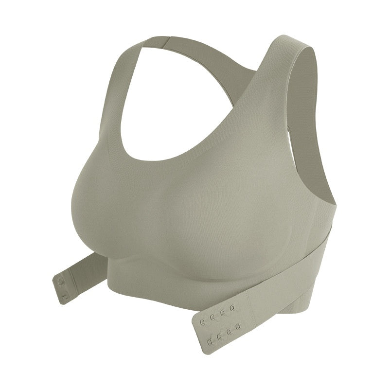 Front-Clasp Posture Support Bra, Wireless Sports-Style Lift