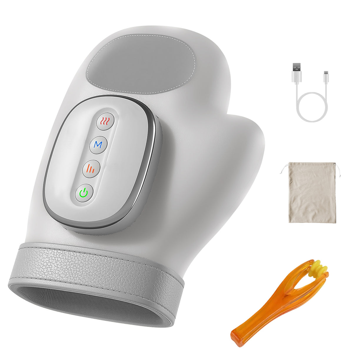 Heated Hand Massager with Compression, Cordless, 14 Airbags